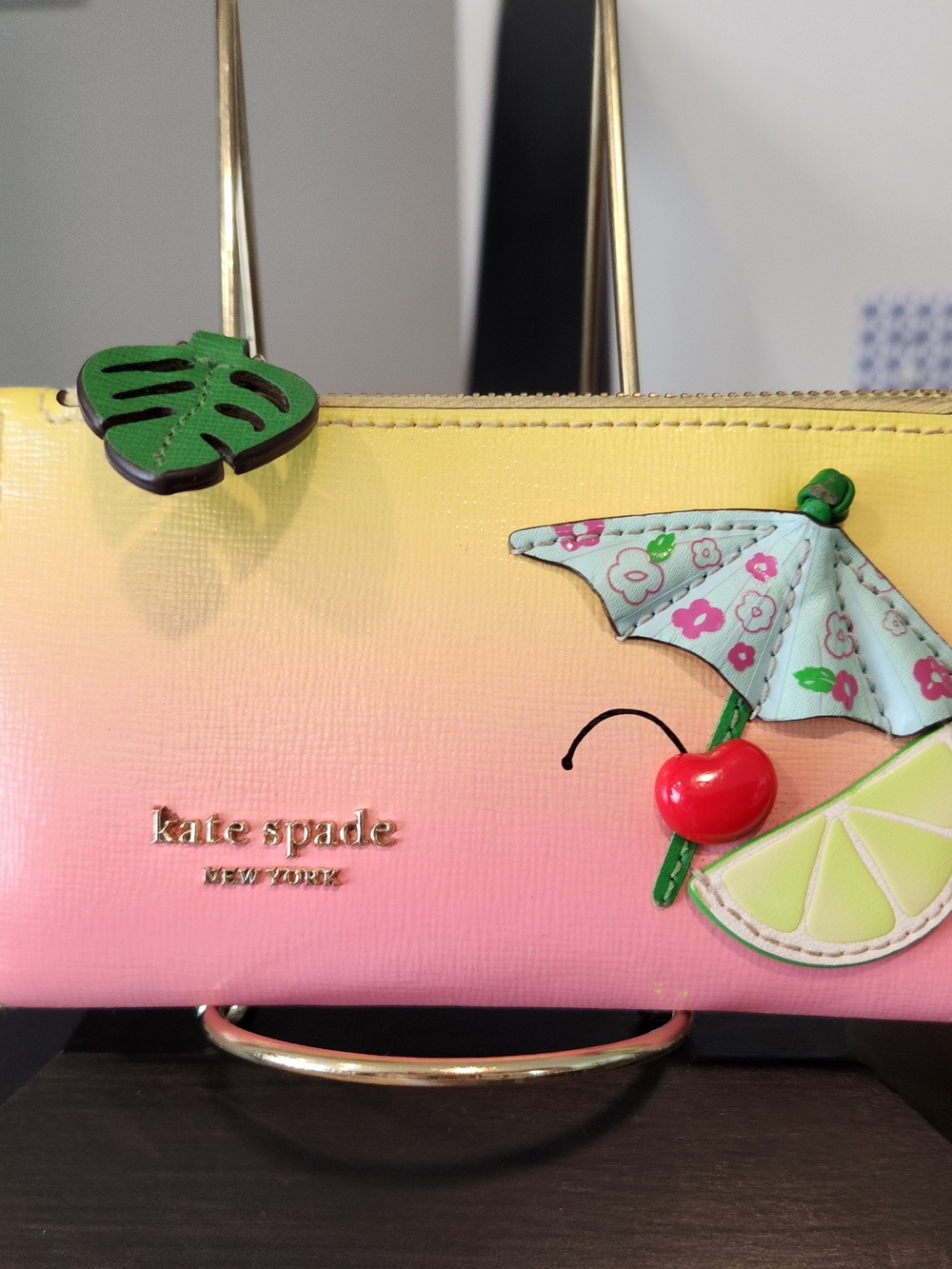 Kate Spade New York Playa Ombre Small Slim Bifold Wallet
